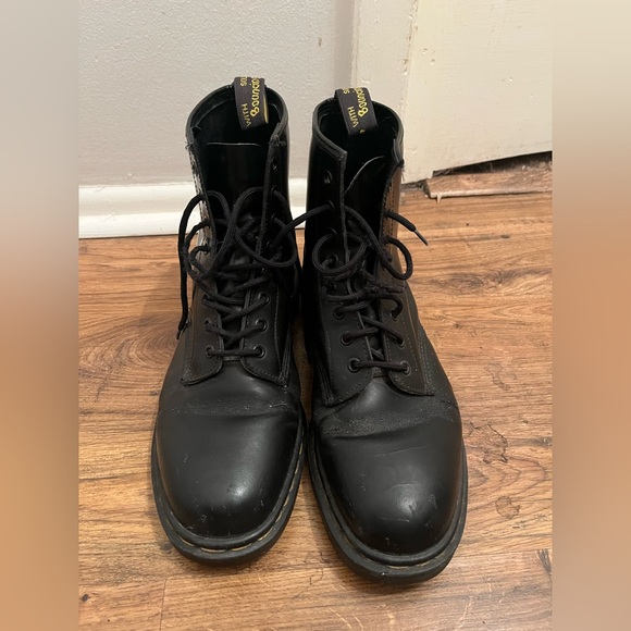 Dr. Martens Black Leather Boots – Size 11 (Men’s 12 US)